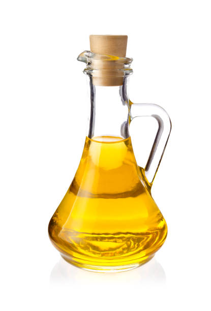 istock Decanter with farm organic vegetable oil 892092422