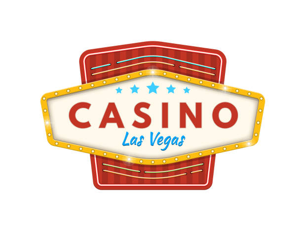 ilustraciones, imágenes clip art, dibujos animados e iconos de stock de casino de las vegas. jackpot, suerte, éxito, crecimiento financiero, ganancias de dinero - las vegas