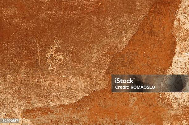 Rosso Grunge Texture Di Muro Marrone Romano - Fotografie stock e altre immagini di Antico - Vecchio stile - Antico - Vecchio stile, Arancione, Astratto