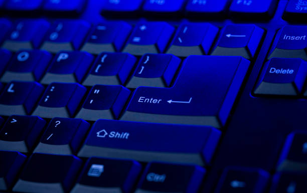 Low Key Computer 160+ Enter Keyboard Button In Low Key Stock Photos, Pictures & Royalty ...