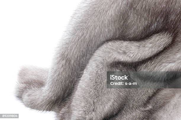 Mink Fur Isolated Stock Photo - Download Image Now - Fur Coat, Mink - Animal, Mink Fur