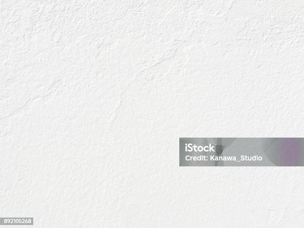 Seamless White Wall Background Stock Photo - Download Image Now - Textured, Wall - Building Feature, White Color