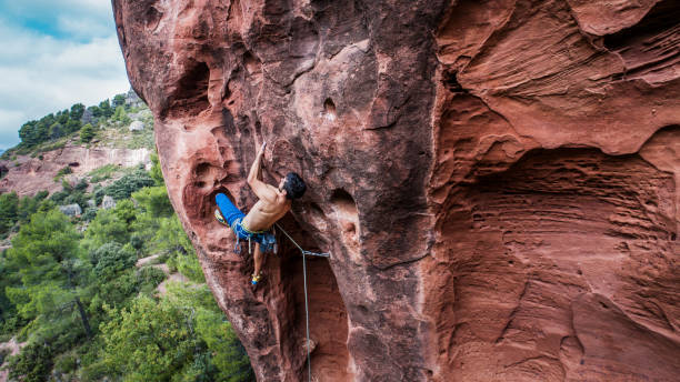 istock Rock climbing in Siurana Catalonia Spain 892114238