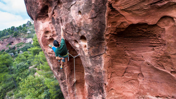 istock Rock climbing in Siurana Catalonia Spain 892114246