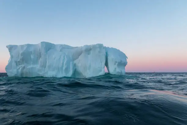 Photo of Iceberg at Sunset