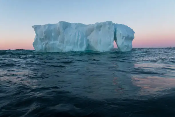 Photo of Iceberg at Sunset