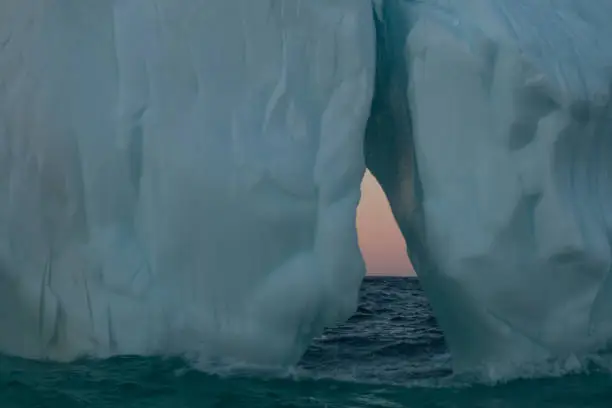Photo of Iceberg at Sunset