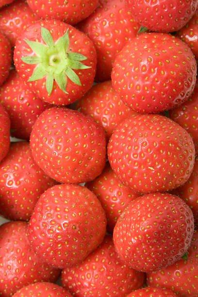 Strawberries stock photo