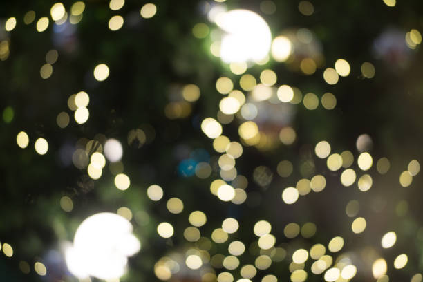 istock Defocused background, Light night bokeh abstract background, Glitter vintage lights background. Abstract Gold bokeh Christmas background. lens flare reflection beautiful circle glitter. 892150410