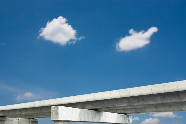 istock Expressway with beautiful blue sky and clouds atmosphere for backgrounds use. 892151142