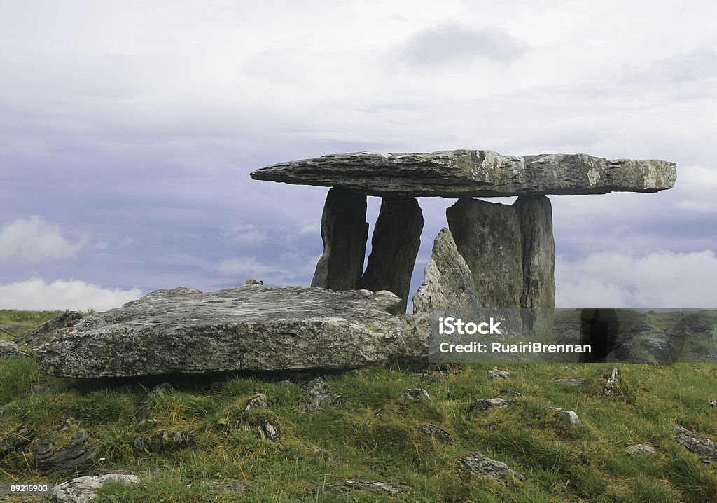 Dolmen de Poulnabrone, Burren, en Irlande - Photo de Antique libre de droits