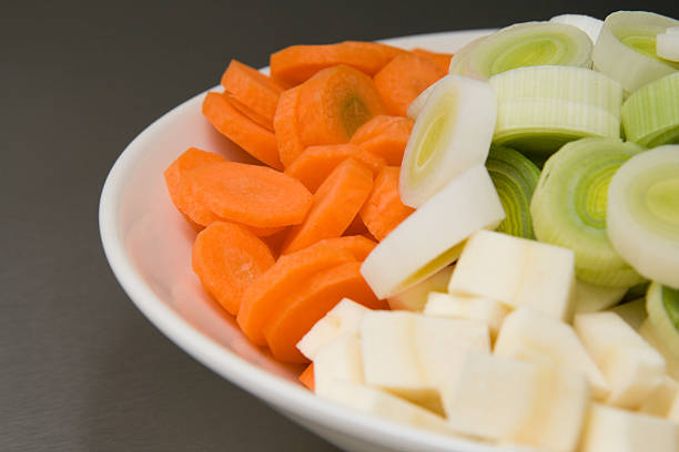 Vegetables in a bowl stock photo