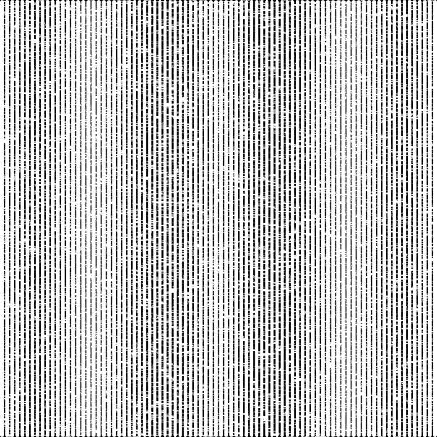 черно-белый фон в тонких гранж-полосках - canvas backgrounds textile pattern stock illustrations