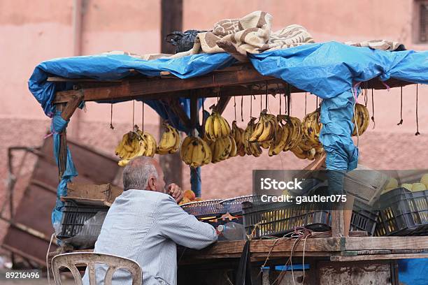 Banana Shop Stock Photo - Download Image Now - Adult, Adults Only, Arabic Style