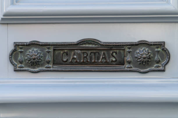 istock Old rusty mailbox with the word 