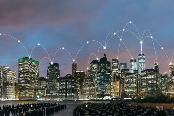 istock City Communication Technology of  Manhattan 892183092