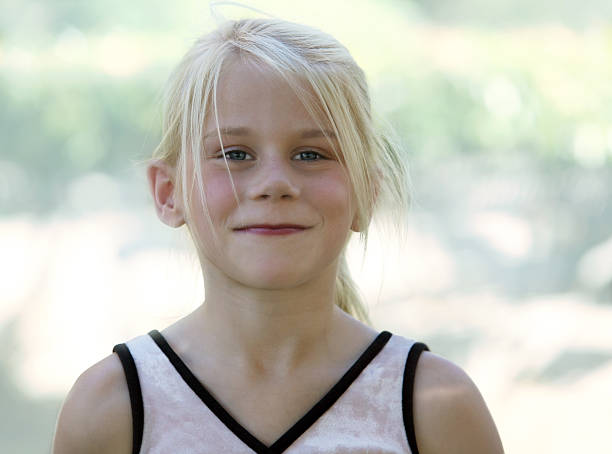 istock Funny blond girl 89219351