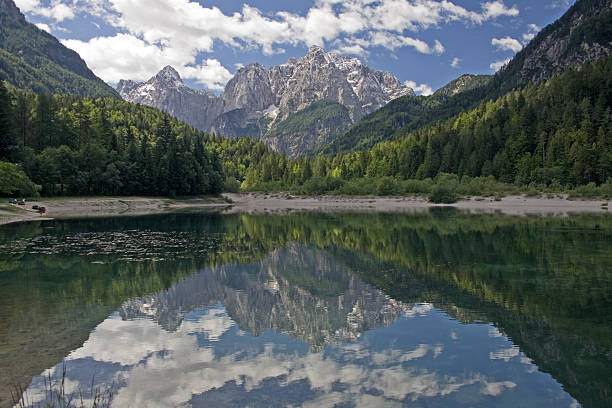 Lake Jasna, Slovenia stock photo