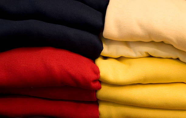 Pile of Sweaters stock photo