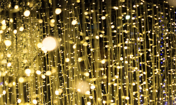 istock abstract gold background with bokeh light, Slightly abstract bokeh 892204240