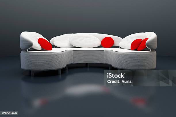 Modern Sofa 3d Rendering Stock Photo - Download Image Now - Color Image, Design, Digitally Generated Image