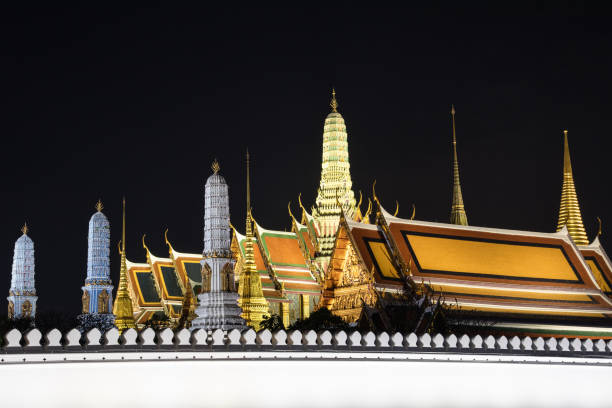 istock The temple of Emerald Buddha at night 892204648