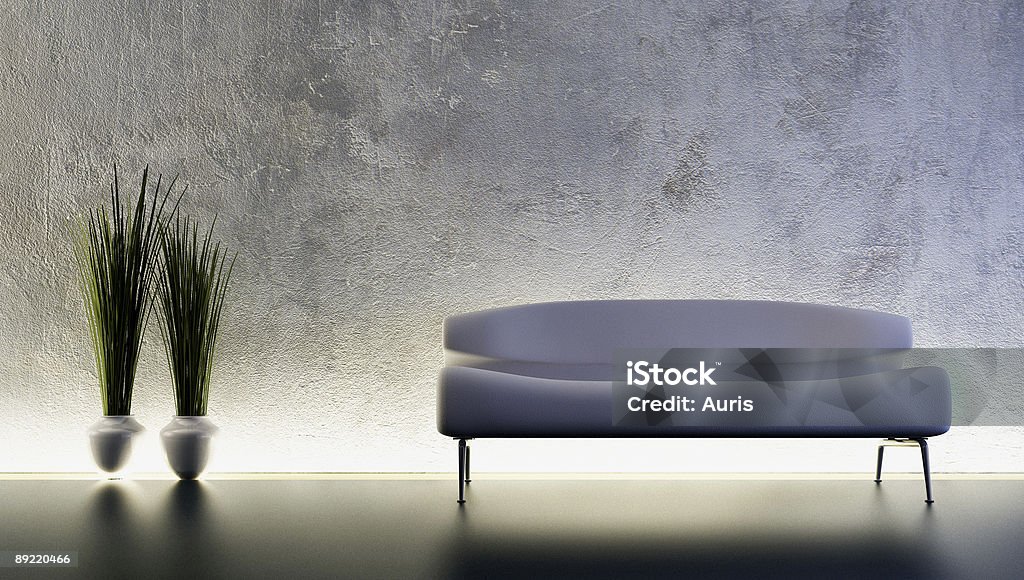 sofa 3D-Abbildung - Lizenzfrei Boden Stock-Foto