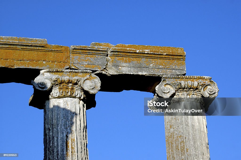 Tempio di Zeus Aizanoi - Foto stock royalty-free di Aizanoi