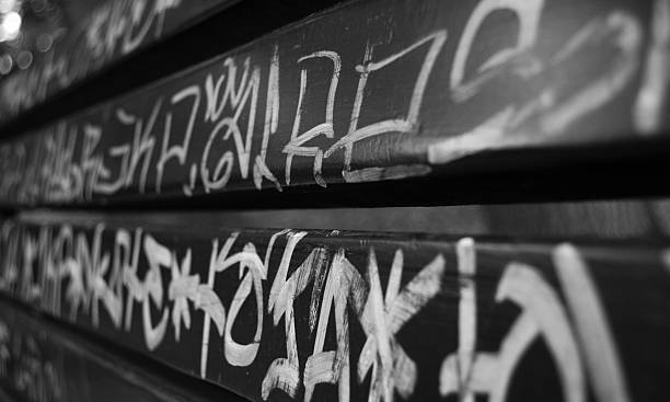 Endlose Graffiti Tags – Foto