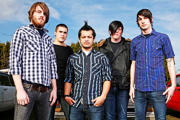 istock Group Of Males Looking at Camera 89221112
