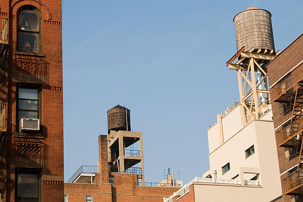 istock New York rooftop wooden water tanks 89221530