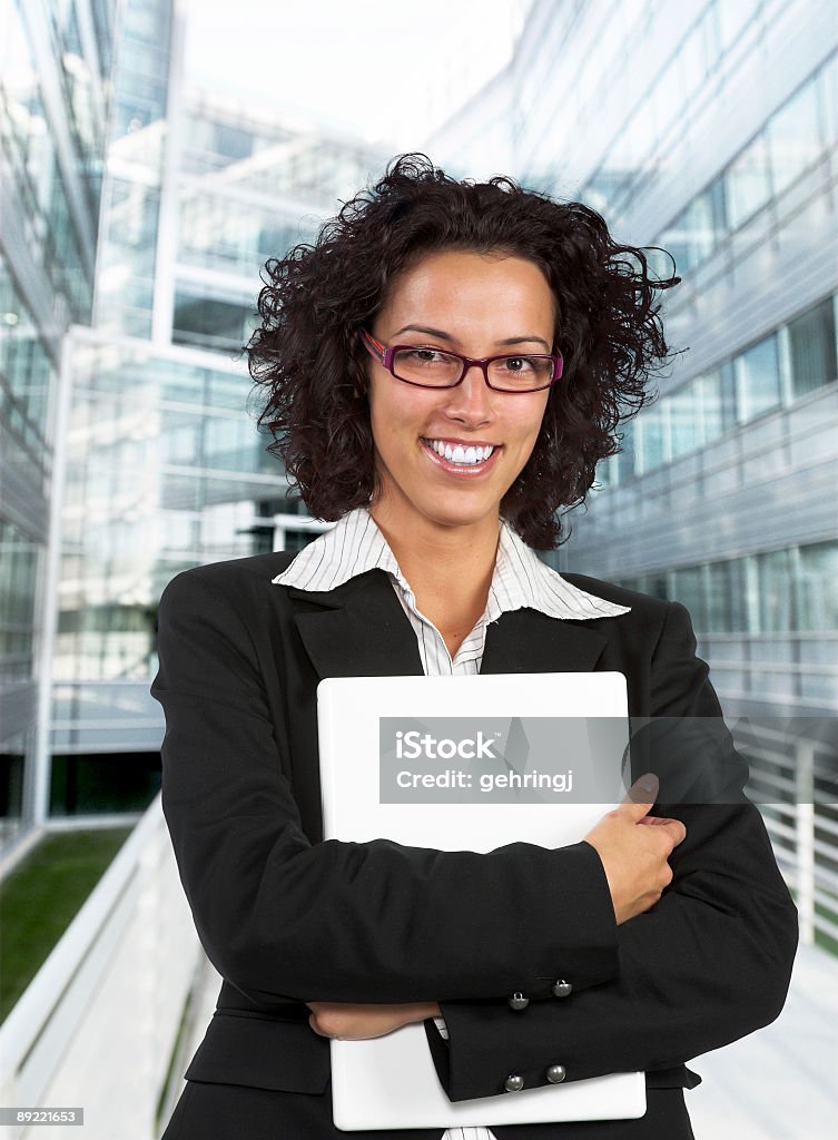 Beautiful secretary with laptop  20-29 Years Stock Photo