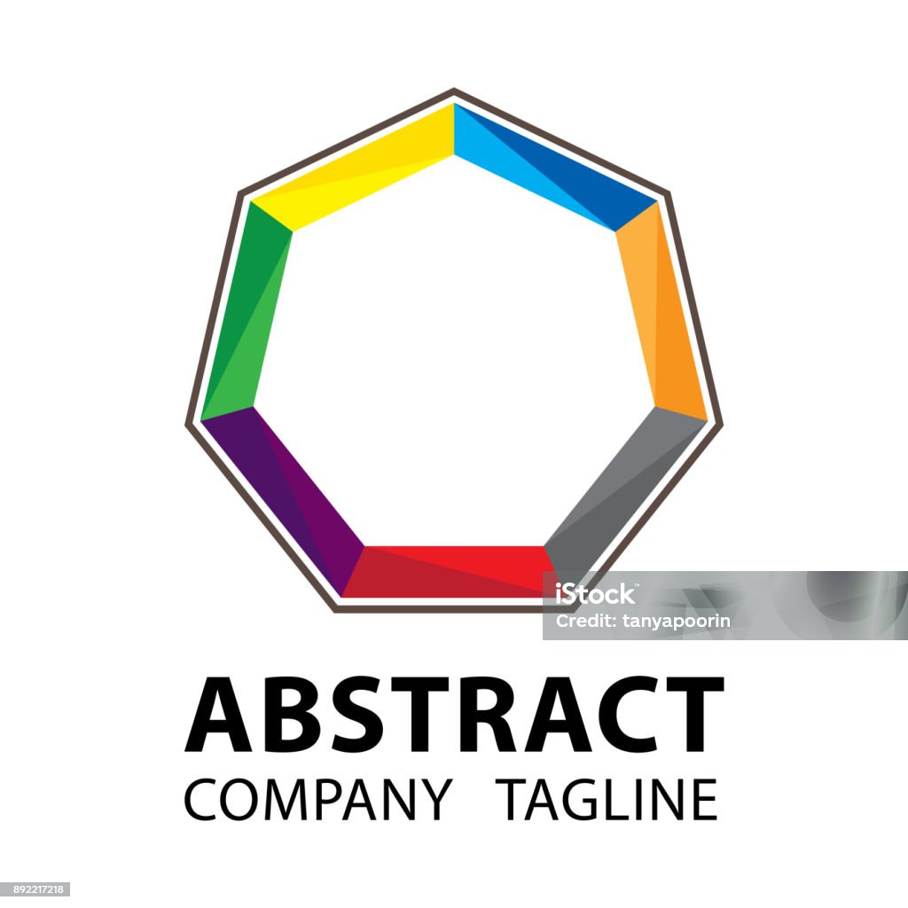 Abstract Vector Symbol Abstract Symbol Template Colorful Symbol Design On White Background ...