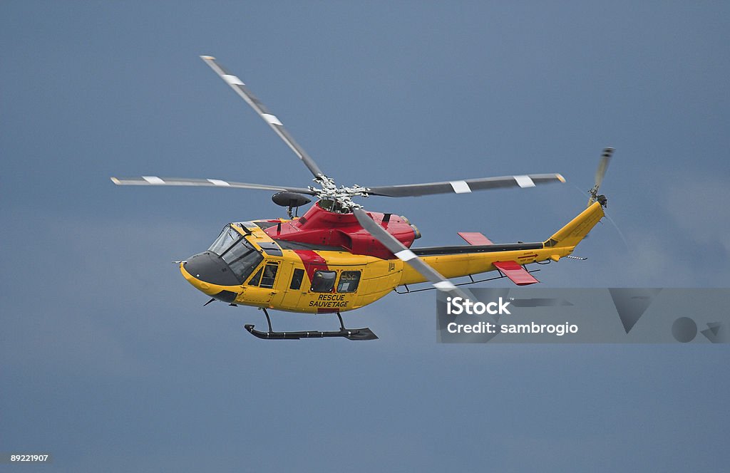 Suche und Rettung Hubschrauber - Lizenzfrei Mitglied der Küstenwache Stock-Foto