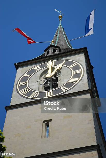 Foto de Zurique e mais fotos de stock de Antigo - Antigo, Canal, Catedral