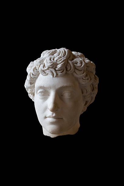 istock Ancient Roman Head Sculpture in Marble 89224680