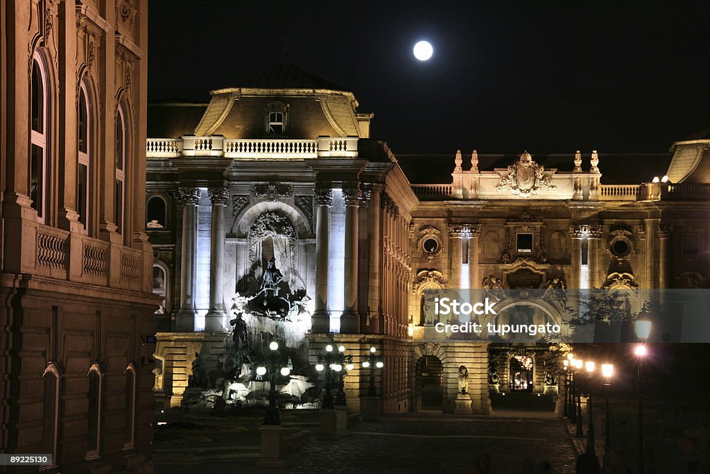 Matthias fuente y Budapest palace - Foto de stock de Aire libre libre de derechos