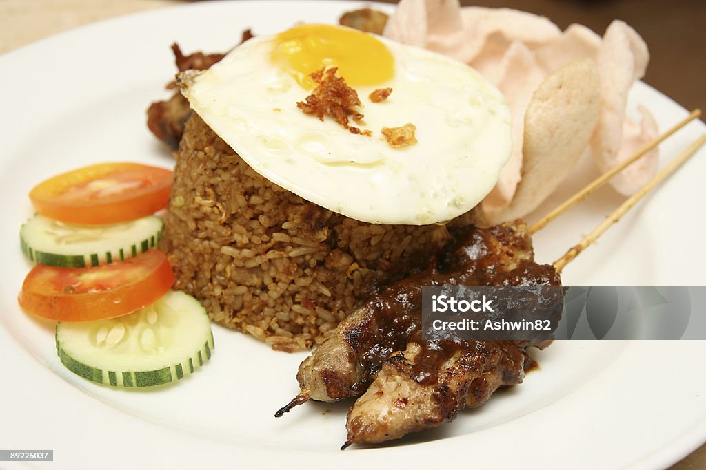 Nasi goreng - Zbiór zdjęć royalty-free (Barbecue)