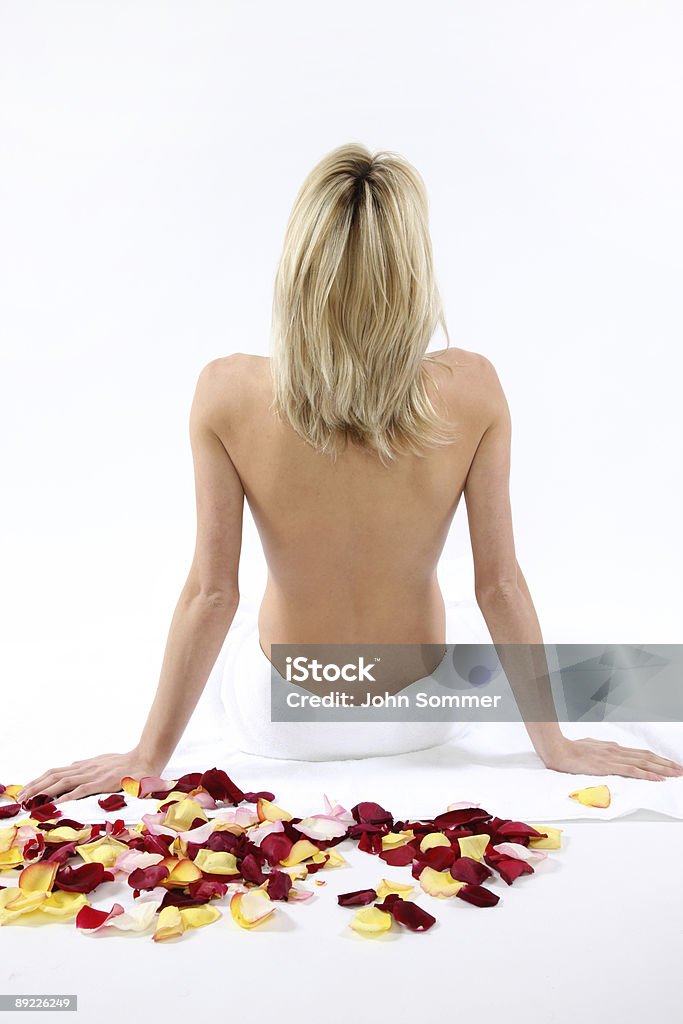 Mulher no spa - Foto de stock de Nu royalty-free