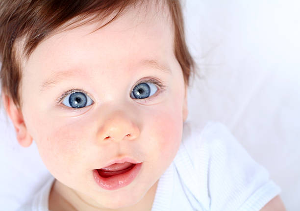 istock Beautiful baby girl face 89226266