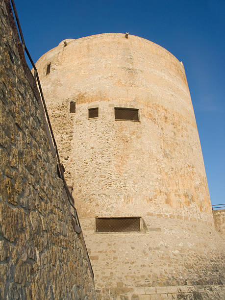 istock The old medieval wall of Alghero 89226632