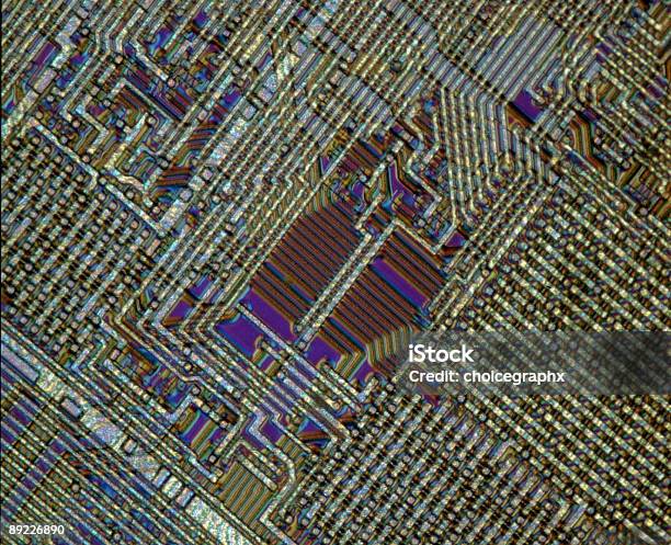 Chip De Micro - Fotografias de stock e mais imagens de Circuito Integrado de Computador - Circuito Integrado de Computador, Computador, Eletrónica