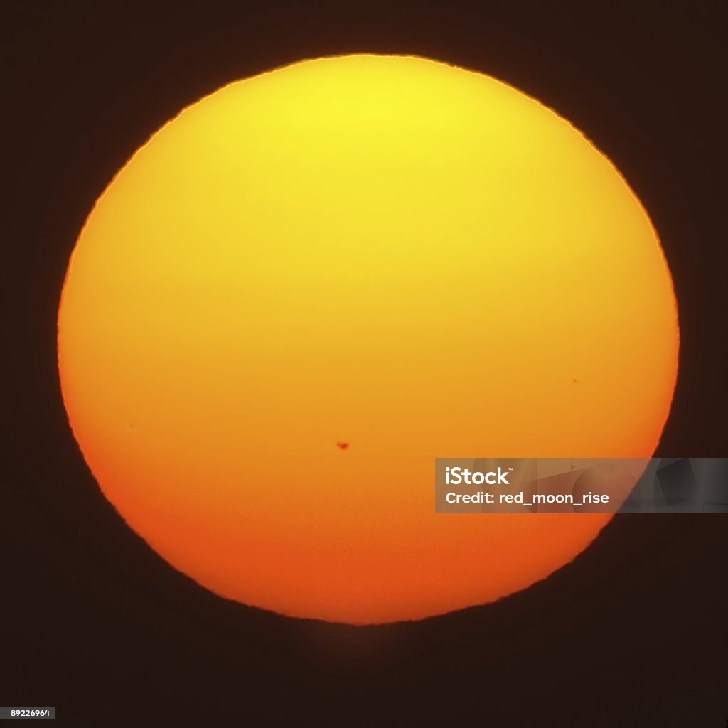 Giant configuração sol com Mancha Solar - Royalty-free Sol Foto de stock