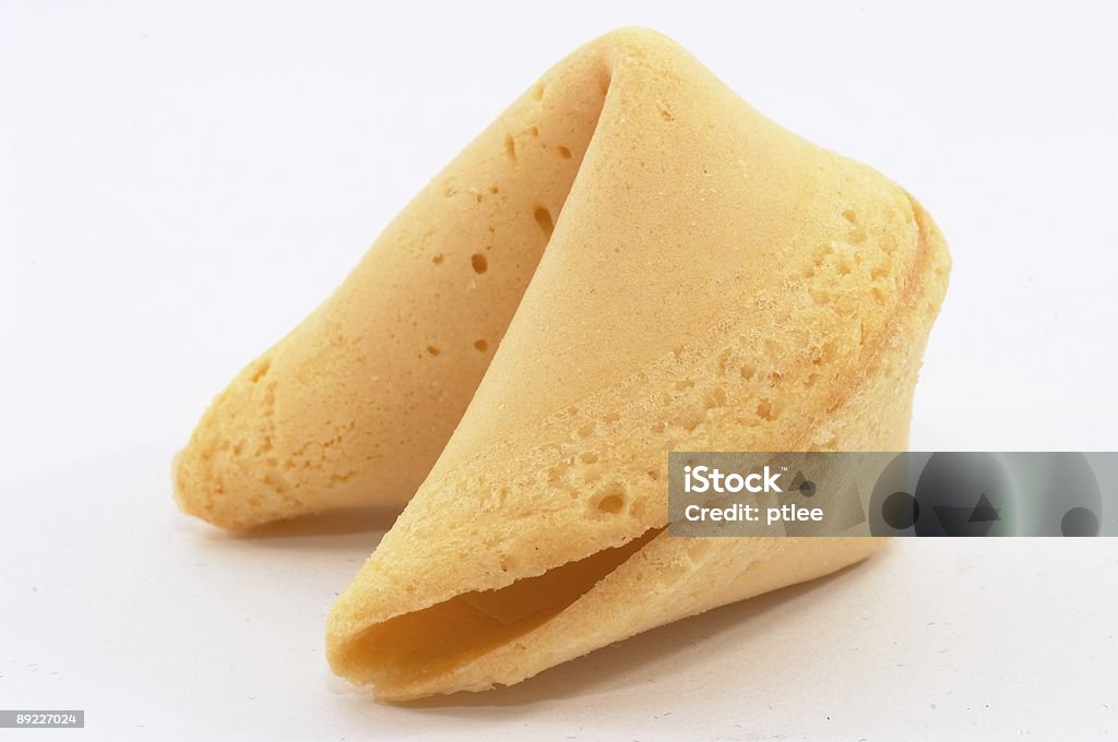 Chinês biscoito da sorte de um lado, detalhe - Foto de stock de Aprender royalty-free