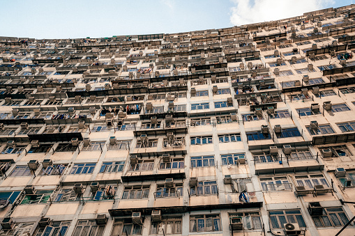 Apartment Building in Hong Kong, China