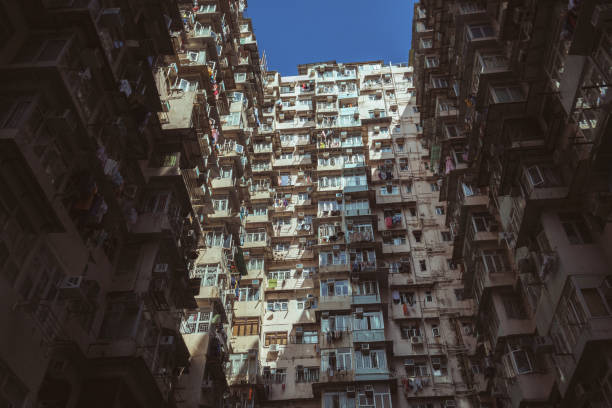 istock Apartment Building in Hong Kong, China 892271938