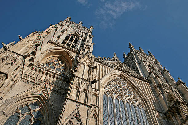 catedral york minster - york england england minster middle ages imagens e fotografias de stock