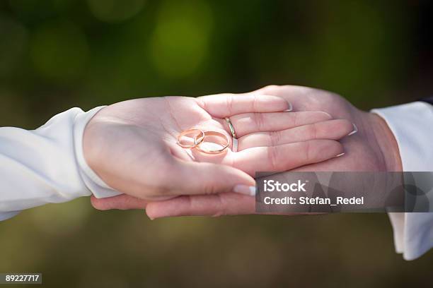 Präsentieren Hochzeit Ringe Stockfoto und mehr Bilder von Bestimmtheit - Bestimmtheit, Braut, Bräutigam