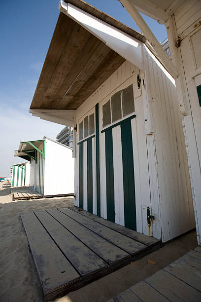 istock beach cabin at the North Sea (Belgium) 89228067