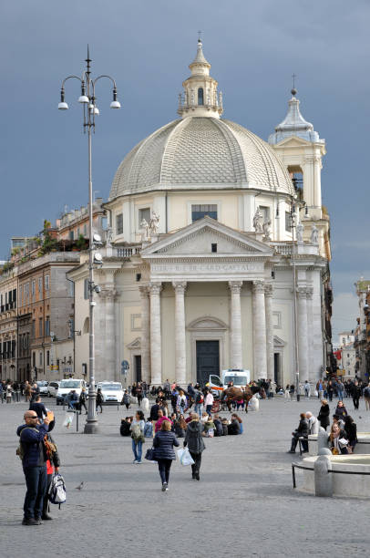 plac ludowy, rzym, włochy - people of freedom italian party zdjęcia i obrazy z banku zdjęć